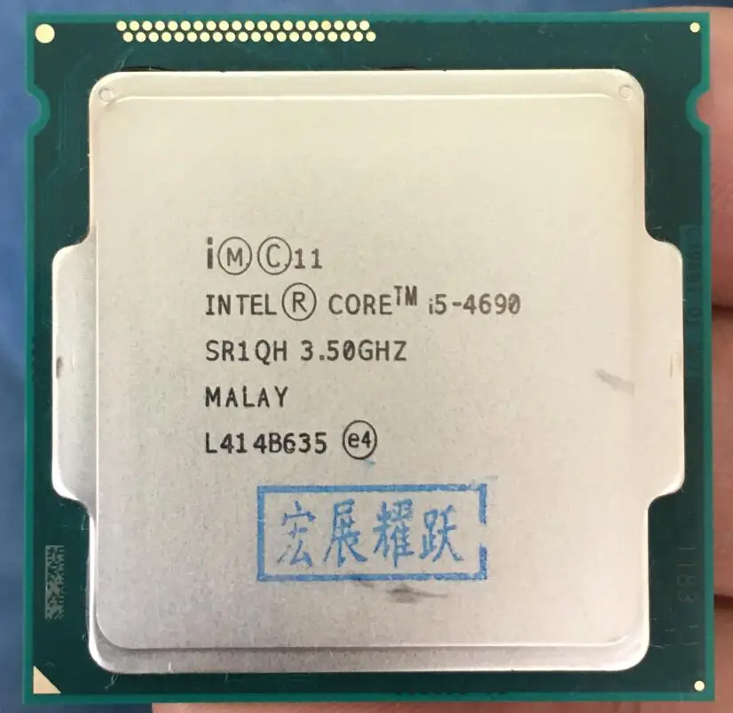online PC computador Intel Core i5 4690 Processador Quad Core LGA1150 i5 4690 Desktop Processador CPU de Desktop 100% funcionando corretamente