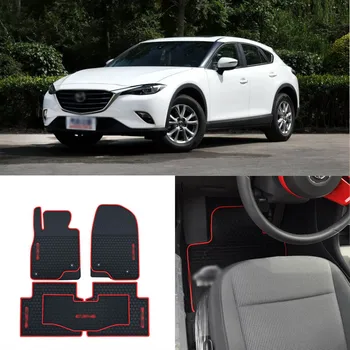 

High Quality Full Set All Weather Heavy Duty Black Rubber Floor Mats For Mazda CX-4