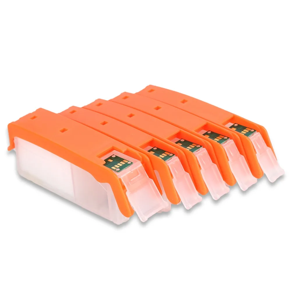 

5 Sets PGI-570PGBK CLI-571 Refillable Ink Cartridge For Canon MG6850 MG6851 MG6852 MG6853 MG5750 MG5751 MG5752 MG5753 printer