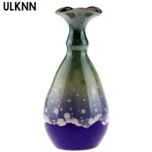

ULKNN Pottery Flower Vase Modern Chinese Creative Living Room Table Dried Flower Home Decorations Ornaments