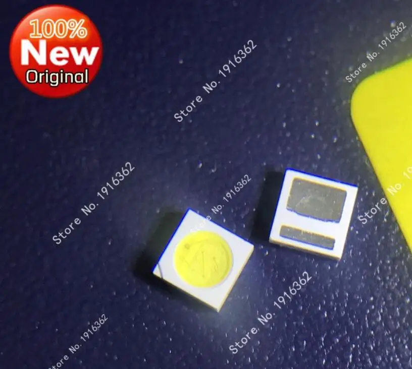 100 шт./лот LED LCD TV подсветка 3030 SMD бусины Импортные 1 Вт Холодный белый холодный