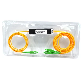 

5Piece 1x2 SC APC fiber optic splitter Single mod Optical Coupler Free Shipping