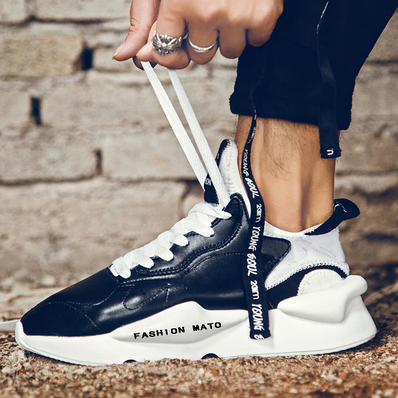 Gongma Men's Running Triples Shoes Leather Black Women Sneakers Lghtweight Outdoor Sports Shoes Lace Up Road Jogging Sneaker 44 Gongma Men's Running Triples Shoes Leather Black Women Sneakers Lghtweight Outdoor Sports Shoes Lace Up Road Jogging Sneaker 44