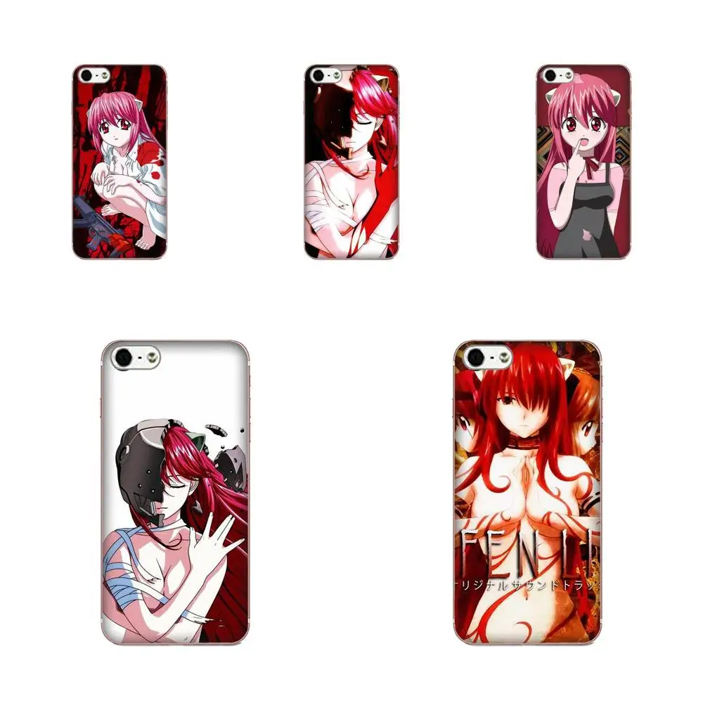 Мягкий черный чехол из ТПУ для телефона Anese Anime Manga Elfen Lied Huawei Mate 7 8 9 10 20 P8 P9 P10 P20 P30 Lite