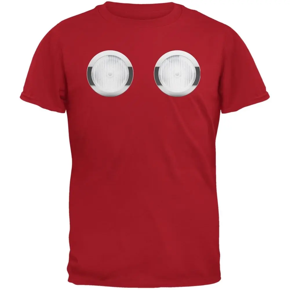 Classic Headlights Funny Red Adult T-Shirt Tees Custom Jersey t shirt hoodie hip hop t-shirt jacket croatia leather tshirt denim | Мужская