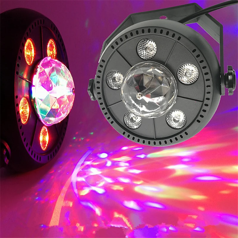 11 Вт Цвет RGB Кристаллический волшебный шар звуковая активация чешское стекло