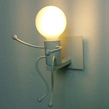 Us 28 56 Black Little Boy Modern Led Wall Lamp For Living Dinning Room Edison Light Fixtures Wrought Iron Arandela In Lamps From Lights Us 28 56 Black Little Boy Modern Led Wall Lamp For Living Dinning Room Edison Light Fixtures Wrought Iron Arandela In Lamps From Lights