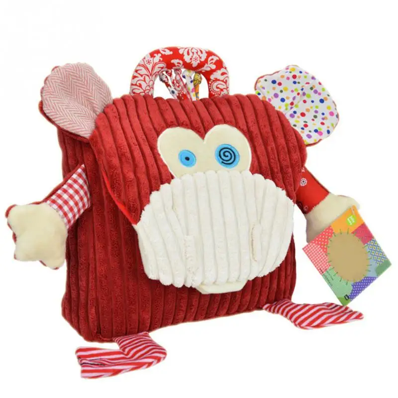 Милый мягкий детский рюкзак с изображением совы и обезьяны, школьная сумка для девочки, рождественский подарок для мальчика, школьные