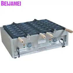 BEIJAMEI высокая эффективность коммерческий Электрический двойная плата 12 рыбы рыба-образный вафельница Taiyaki машина цена