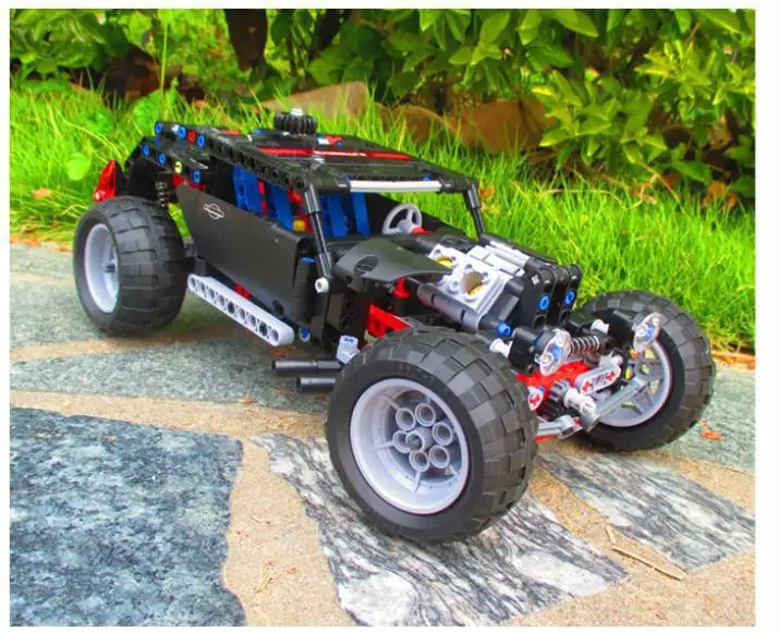 building block set compatible with font b lego b font Technic Transport Hummer SUV 3D Construction