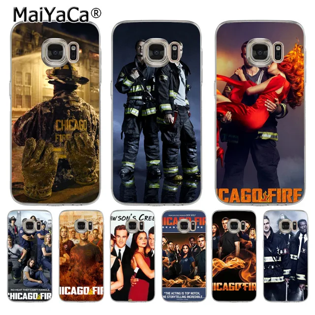 Best Offers MaiYaCa Chicago Fire TV show 2018 Colored Drawing soft tpu phone Case for samsung galaxy s7 s6 edge plus s5 s9 s8 plus case