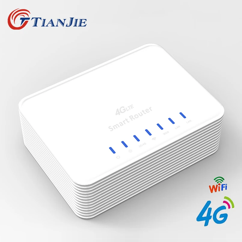 

4G Mobile Hotspot Wifi Router 300Mbps Cpe With Sim Card Slot Unlock Modem Broadband 3G 4G Wireless WAN/LAN Port Gateway