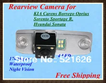 High quality! Color 4LEDs CCD Car Rear view camera for KIA Carens/Borrego/Oprius/Sorento/Sportage R / KIA CEED, Hyundai Sonata