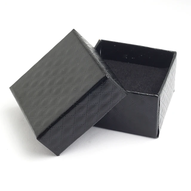 Yunkingdom Square Shape Jewelry Earrings Rings Gift Bo Black Yunkingdom Square Shape Jewelry Earrings Rings Gift Bo Black Carton Bow Case