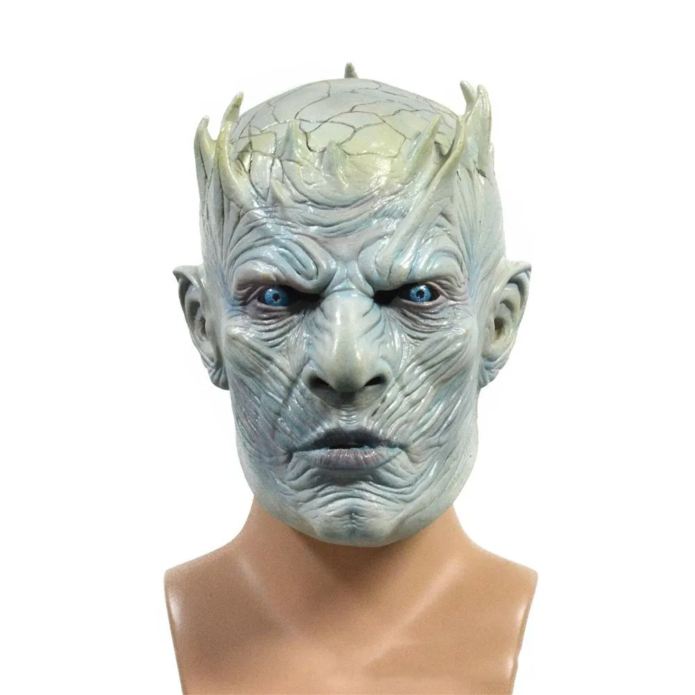

Game of Rights Night King Latex Mask Headset Ice and Fire Song Cosmetic Ball Party