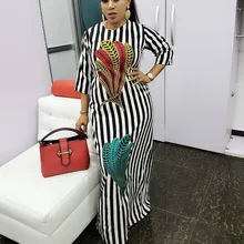 Tilapia, модное Брендовое женское летнее платье в полоску, с завышенной талией, макси, длинное, повседневное, vestidos, сексуальное, свободное, эластичное, женское платье