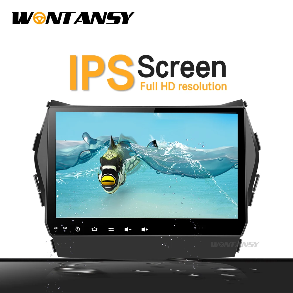 Excellent Android 9.0 car dvd for Hyundai Santa Fe/ ix45 2013 2014 with 2+32G radio stereo gps navigation 2 din car stereo media player 1