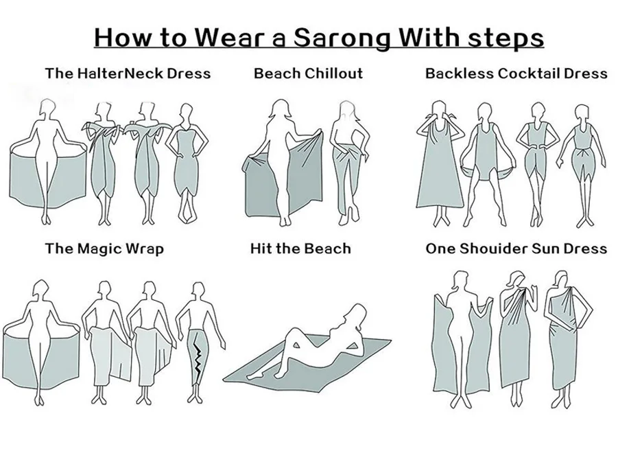 How to wear sarongAA