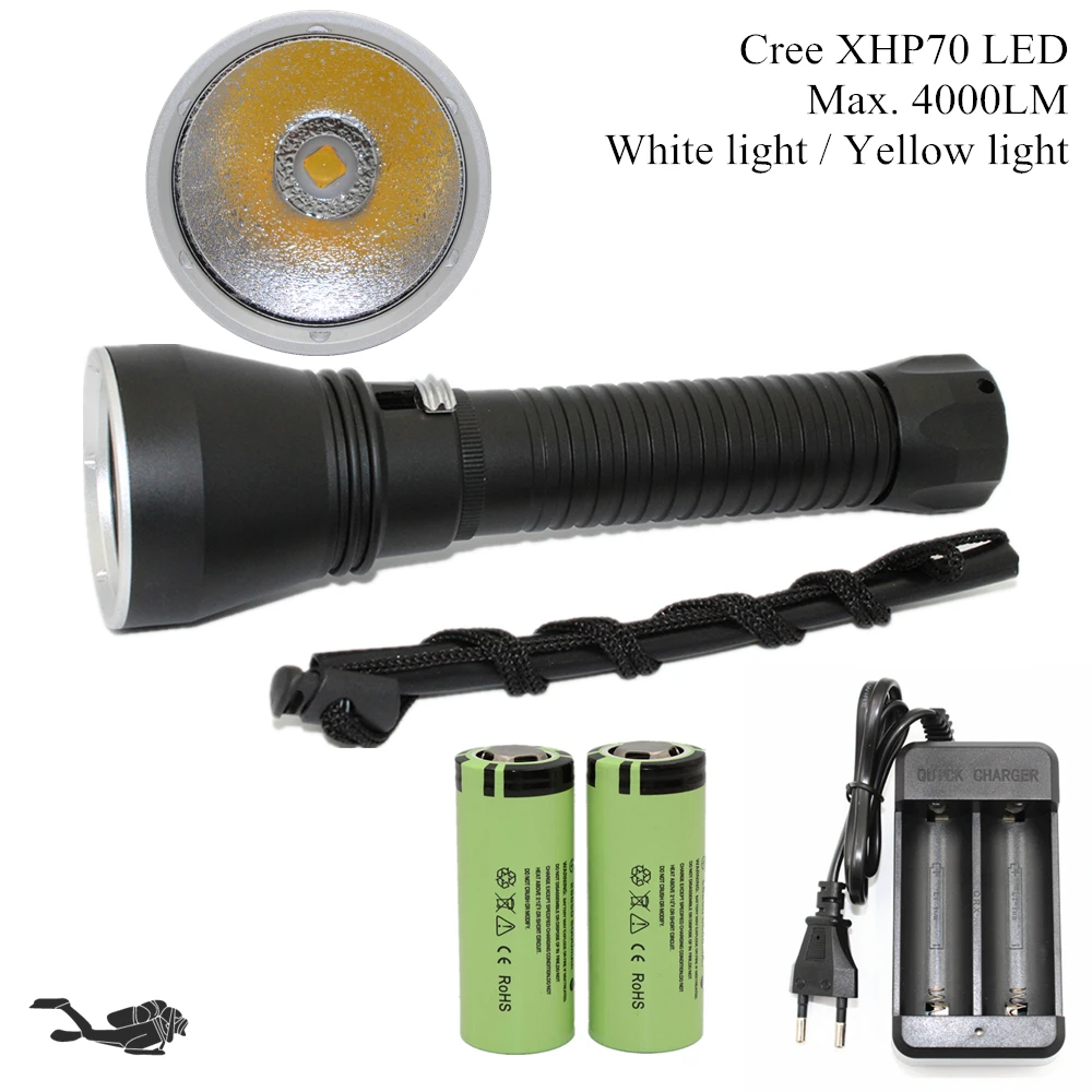 Lanternas e Lanternas brilho super cree xhp70 led Distância Focal : Não Ajustável