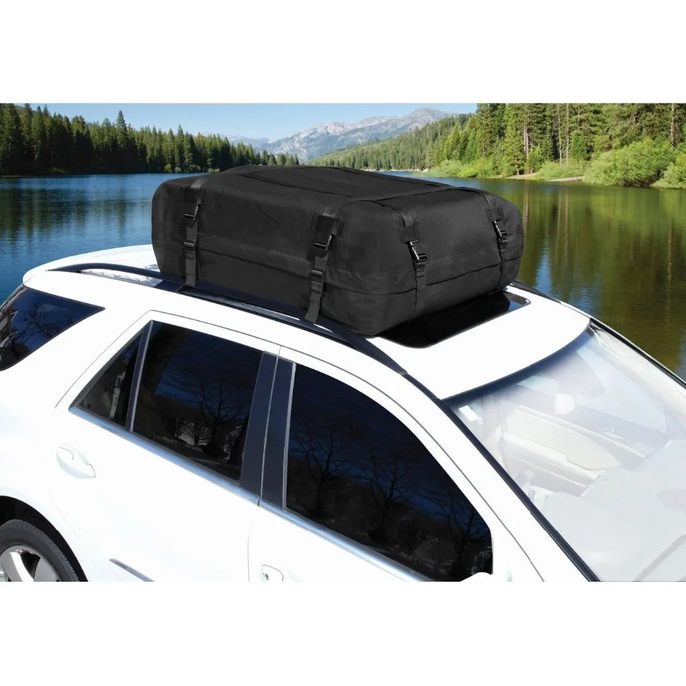 Waterproof Roof Top Carrier Cargo Luggage Oxford Travel Bag For Vehicles With Roof Railsin