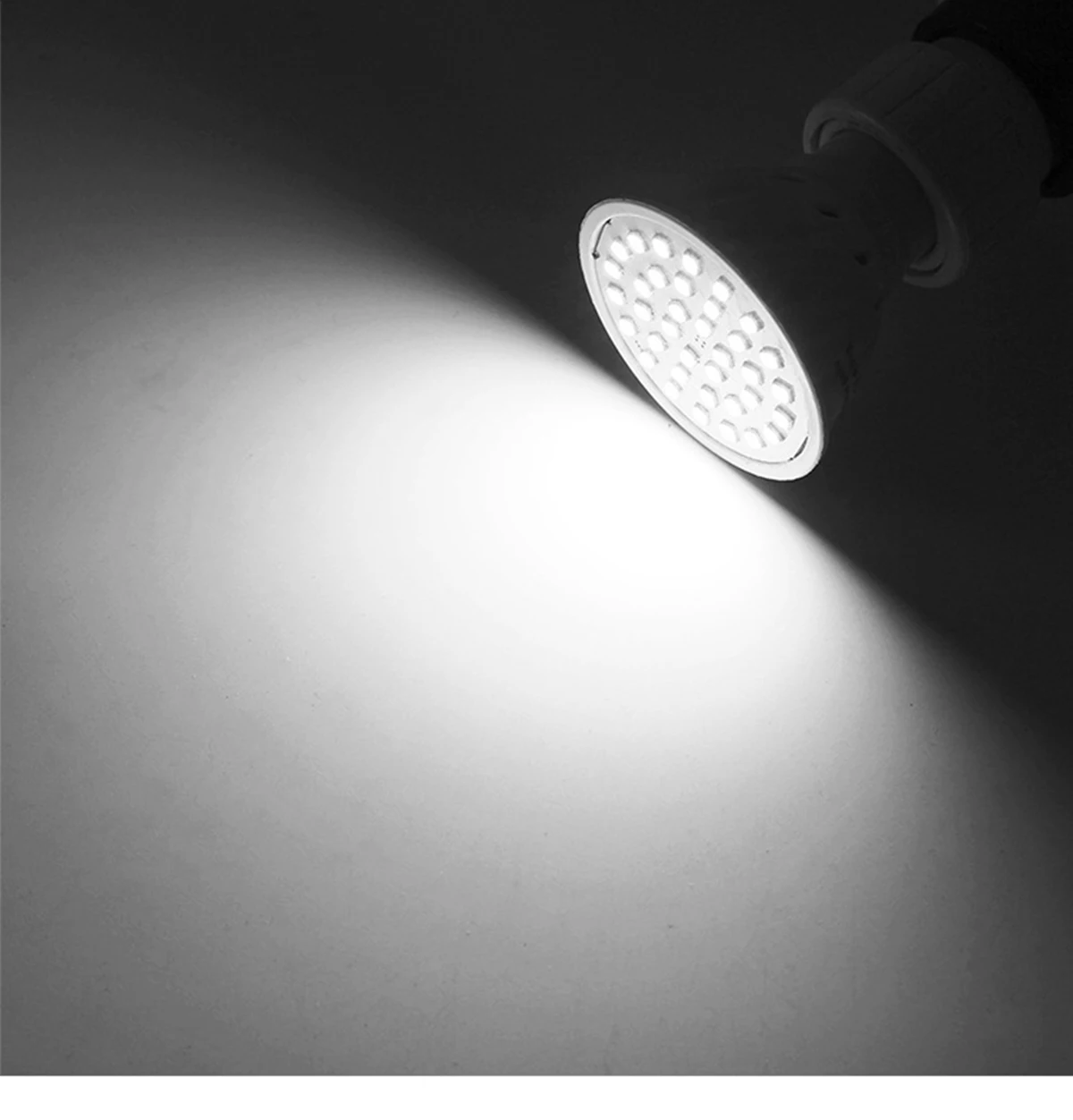DIGAD E27 E14 MR16 GU10 лампада светодиодный лампы 220 в 240 Bombillas Светодиодный лампа Spotlight 48 60 80 светодиодный 2835 SMD Lampara пятно света Cfl