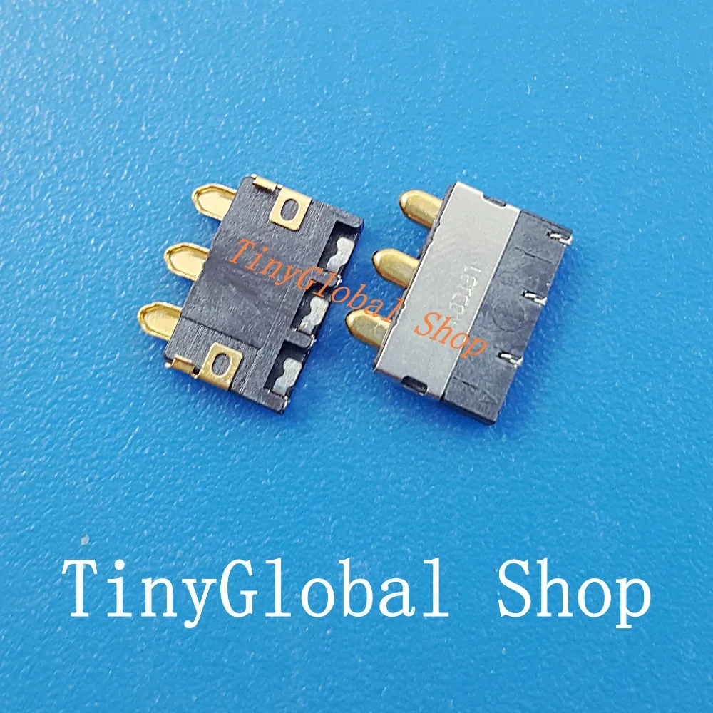 3Pin XGE New Round Inner Battery Clip Contact Connector replacement for
