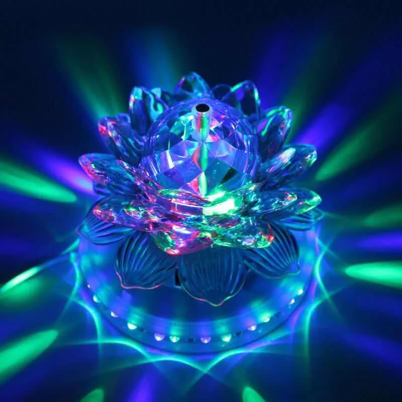 Светодиодный сценический RGB Шар для дискотеки с автоматическим вращением