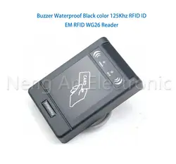 Зуммер Водонепроницаемый черный цвет 125 кГц RFID считыватель WG26/34 Reader система контроля доступа