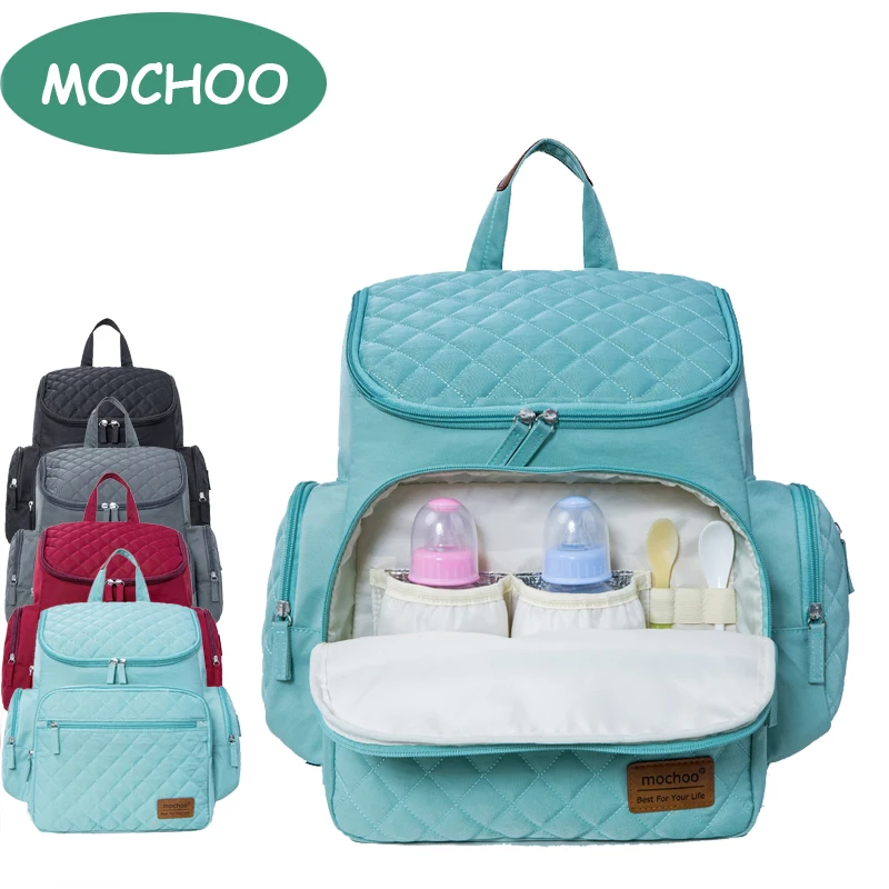 MOCHOO Diaper Bag For Baby Stuff Nappy Bag For Mom Travel Backpack Bolsa Maternidade Bag For ...