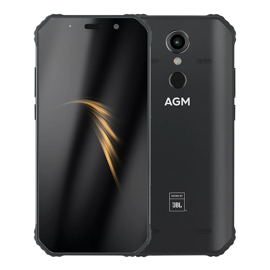 AGM A9 IP68 водонепроницаемый мобильный телефон 5,9" HD 18:9 4 Гб ОЗУ 32 Гб ПЗУ Qualcomm SDM450 Восьмиядерный 5400 мАч отпечаток пальца тип-c NFC