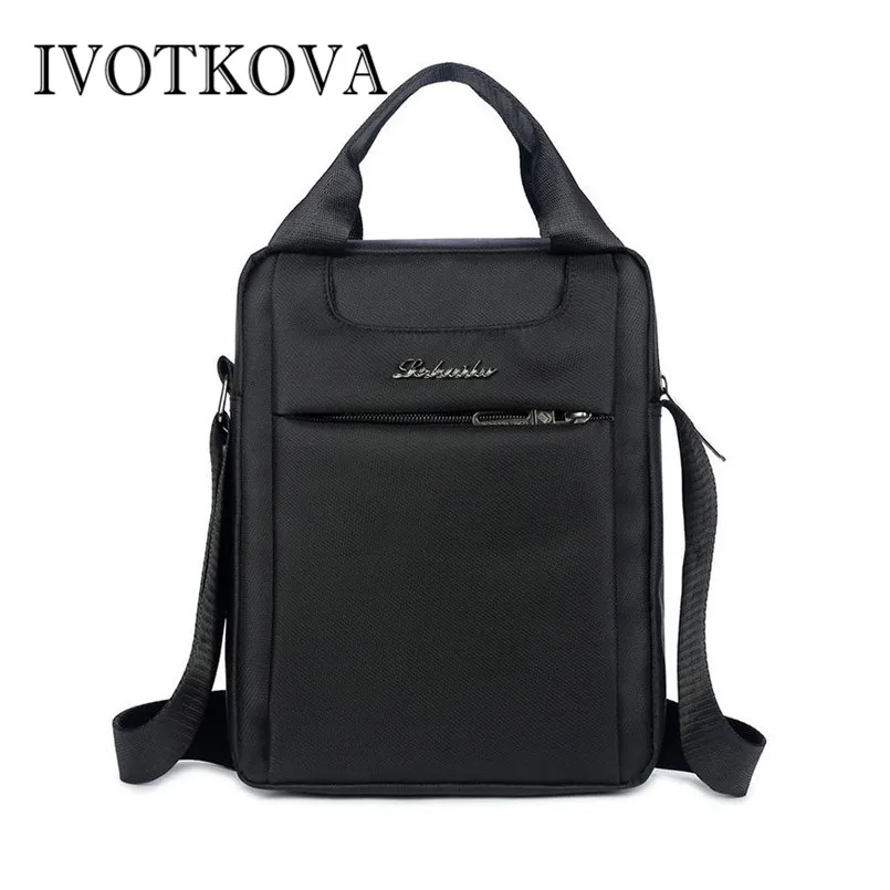 

IVOTKOVA Men's Bag Business Shoulder Crossbody Bag designer handbags high Quality Nylon messenger bags new brand bolsa male