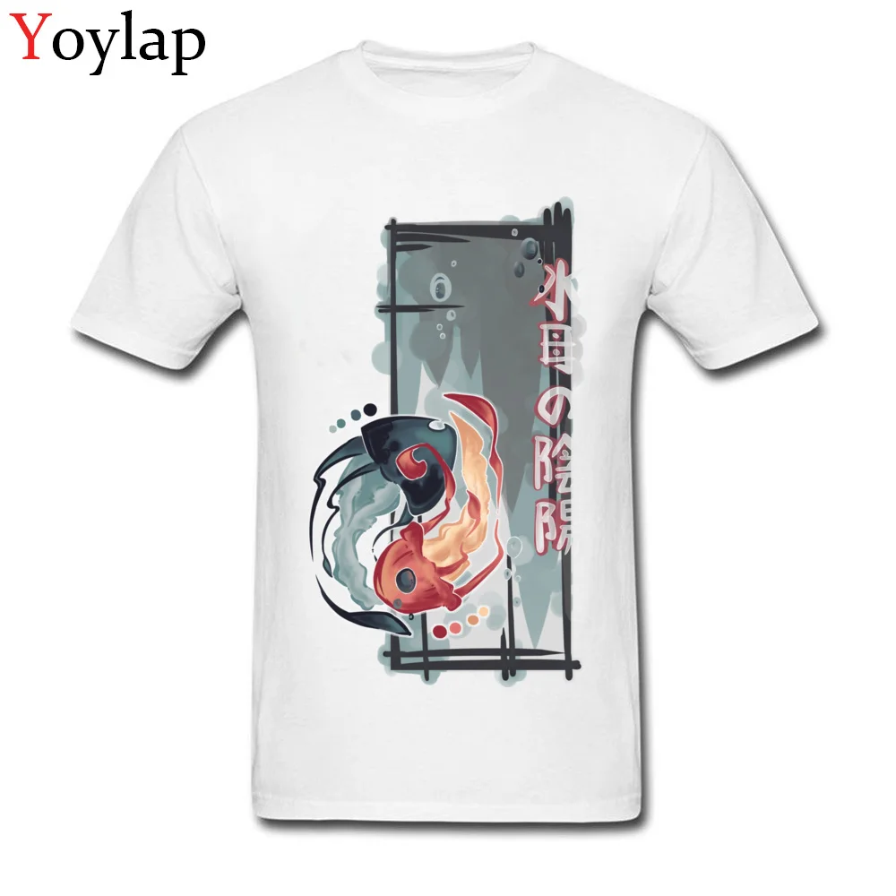 T Shirt Short Sleeve Classic Funny Suiba no Onyou Round Neck Cotton Fabric Men Summer Fall Tops Shirts Classic Tee-Shirts white