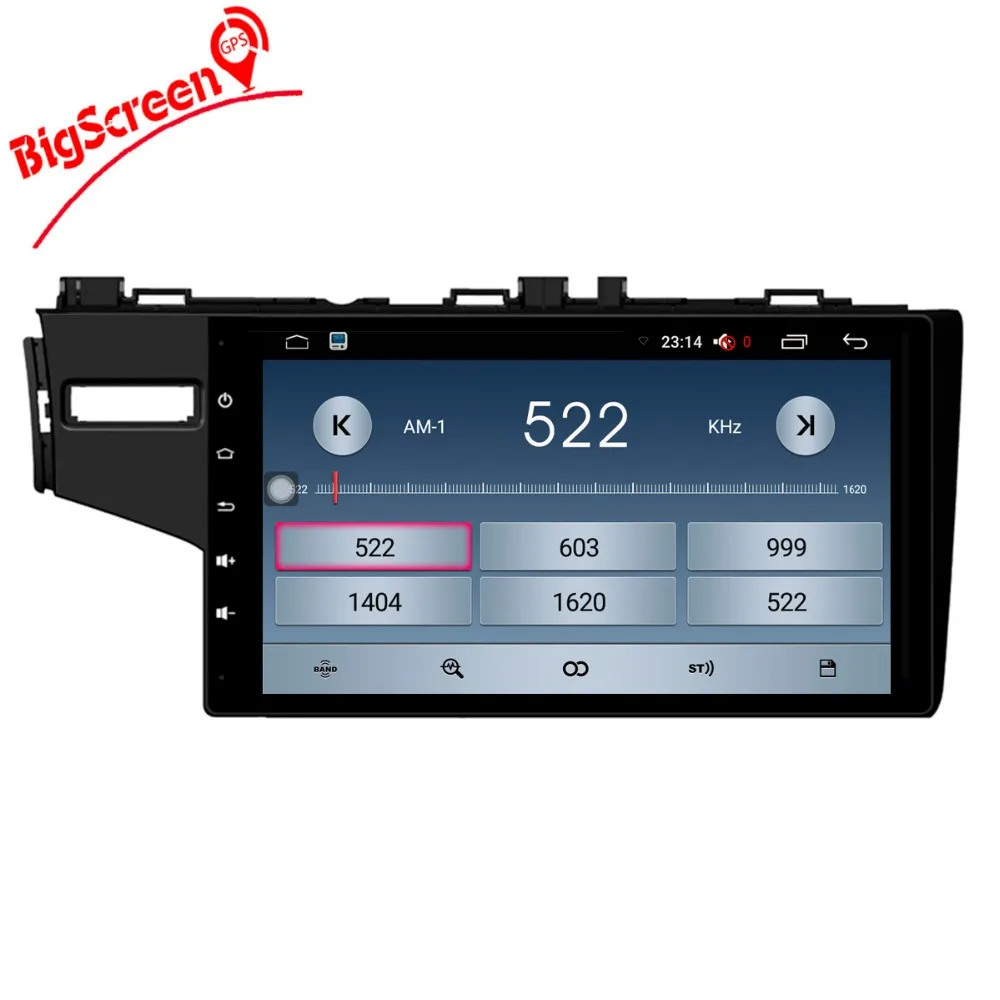 Perfect The Newest Android 6.0 Player GPS Navigation For Honda Fit 2014-2017 Left Hand Stereo Multimedia Free Map Bluetooth no DVD 4