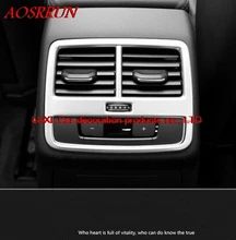 car styling After the exhaust outlet decoration Interior automobiles 3D sticker For Audi A4 b9 sedan allroad quattro 2016 2017