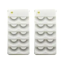 5 пар 6/8 мм индивидуальные ручной работы обучения накладные ресницы для начинающих преподавания набор кисточек для макияжа Красота с инструментами