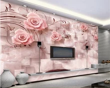 beibehang Custom wallpaper for walls 3 d Marble embossed rose 3d wallpaper living room sofa bedroom background wall wallpaper beibehang Custom wallpaper for walls 3 d Marble embossed rose 3d wallpaper living room sofa bedroom background wall wallpaper