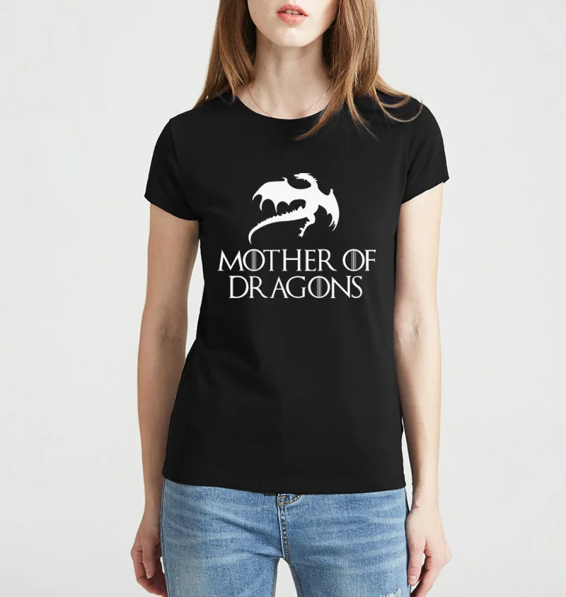 2019 النساء أم التنينات مضحك تي شيرت مطبوع الصيف نمط الهيب هوب العلامة التجارية المحملات الإناث harajuk الأزياء مضحك اللياقة البدنية فاسق قمم