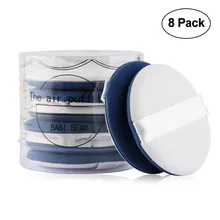 Воздушная подушка для пудры 8 шт./компл. круглая форма воздушная подушка спонж для основы пудра BB тональный крем макияж инструменты для лица