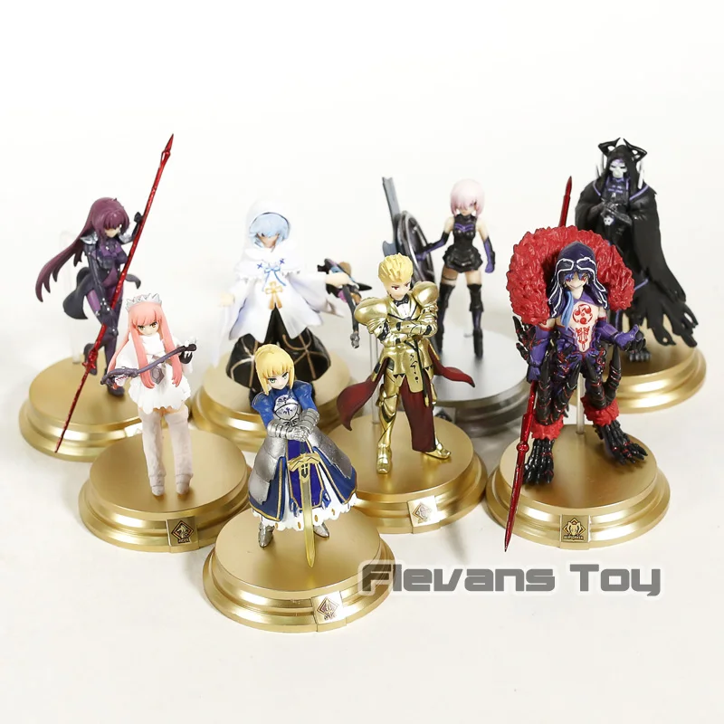 Fate Grand Order поединок первый выпуск Altria Pendragon Gilgamesh Mash Kyrielight Cu Chulainn ПВХ фигурки