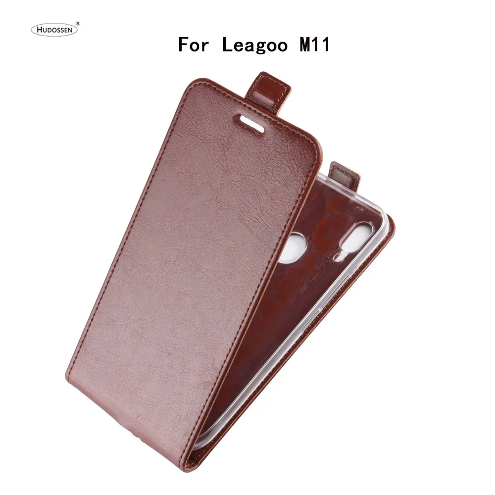 

HUDOSSEN For Leagoo M11 M 11 Luxury Flip Case PU Leather Back Cover Capa For Leagoo M11 Protective Phone Housing Carcasas