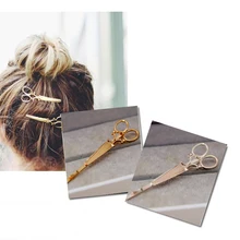 Горячая Распродажа 1 шт. творческие ножницы Форма Для женщин леди девушки зажим для волос нежный Pin волос заколка для волос аксессуары украшения