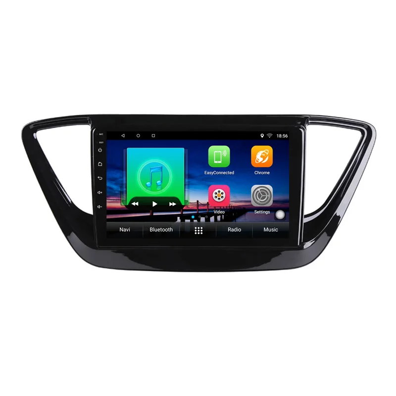 Sale 2G RAM 32G ROM Android Car DVD GPS For Hyundai Verna Solaris 2017 2018 2019 Car Radio Video Player head unit Navigation stereo 16