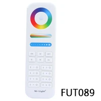 FUT069 Miboxer 15 Вт IP54 Водонепроницаемый RGB+ CCT светодиодный светильник с регулируемой яркостью AC86-265V круглый светильник 2,4 г B8 FUT092 пульт дистанционного управления - Испускаемый цвет: FUT089    Remote