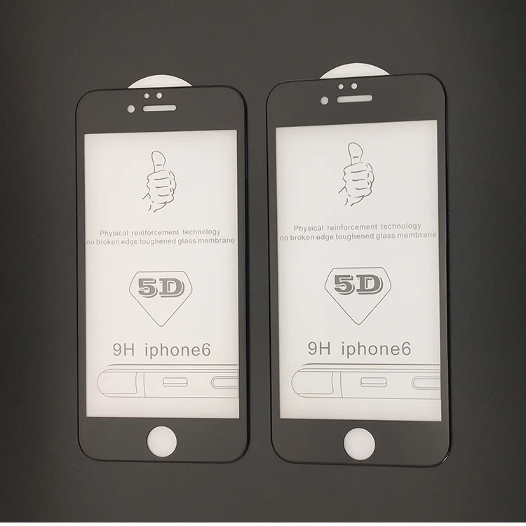 SMILYOU-5D-Curved-Screen-Protector-for-iPhone-X-8-7-6-Plus-Edge-Full-Cover-Film