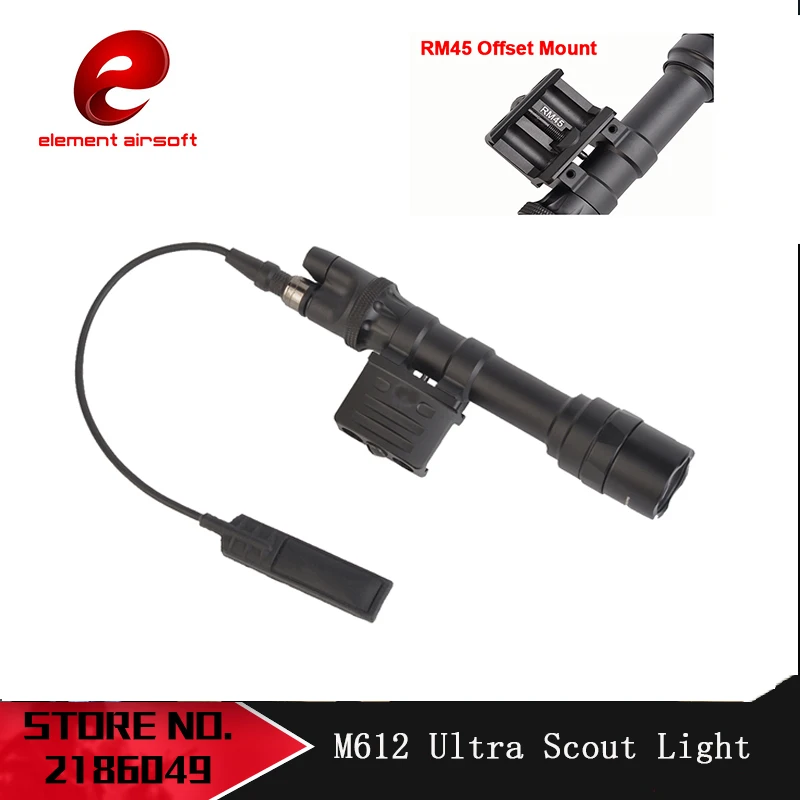 

Element Airsoft Surefir Taschenlampe M612 Ultra Waffe Licht Super Helle 350 LM Licht LED Version Jagd Lampe EX444