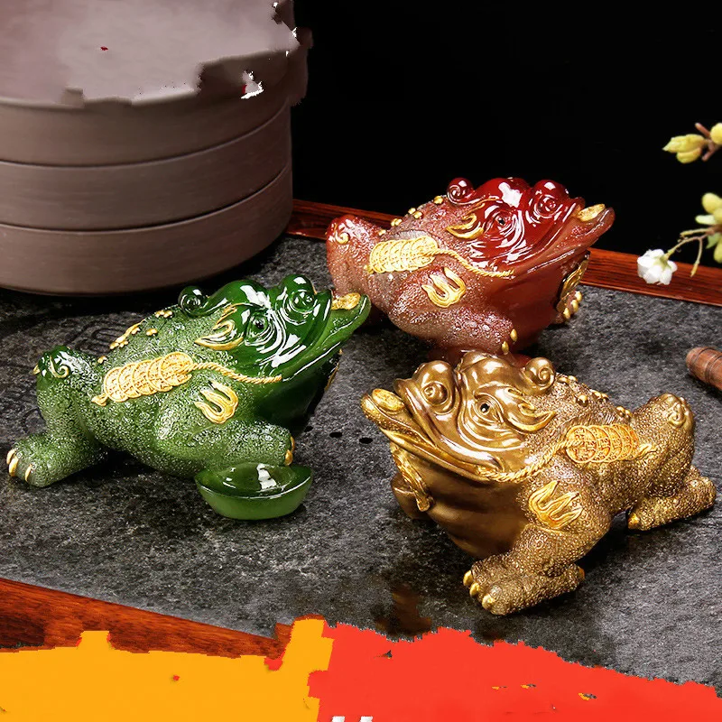

Color-changing tea pet ornaments boutique creative brave troops spray jewelry tea play Kung Fu tea set ceremony tea tray gift