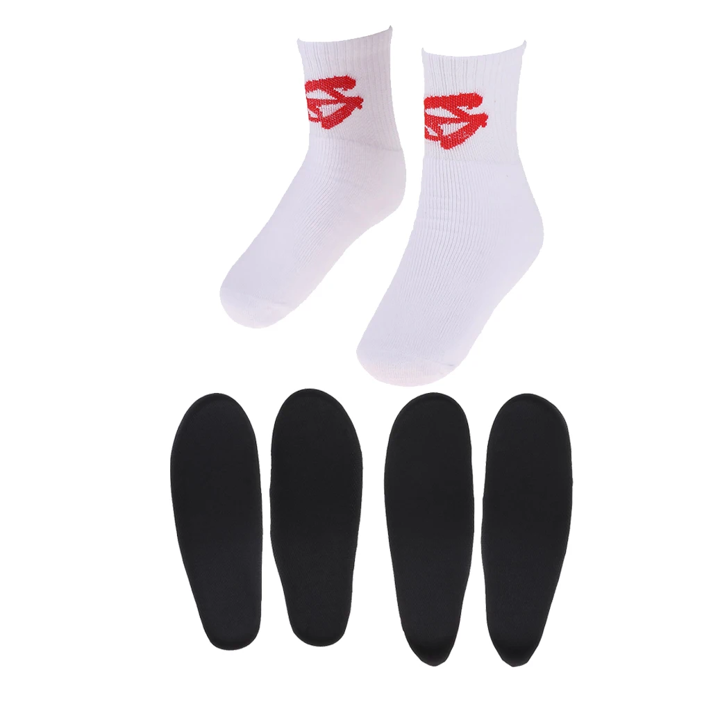 Kids Skates Accessories 1 Pair Skates Insoles + 1 Pair Cotton Socks for