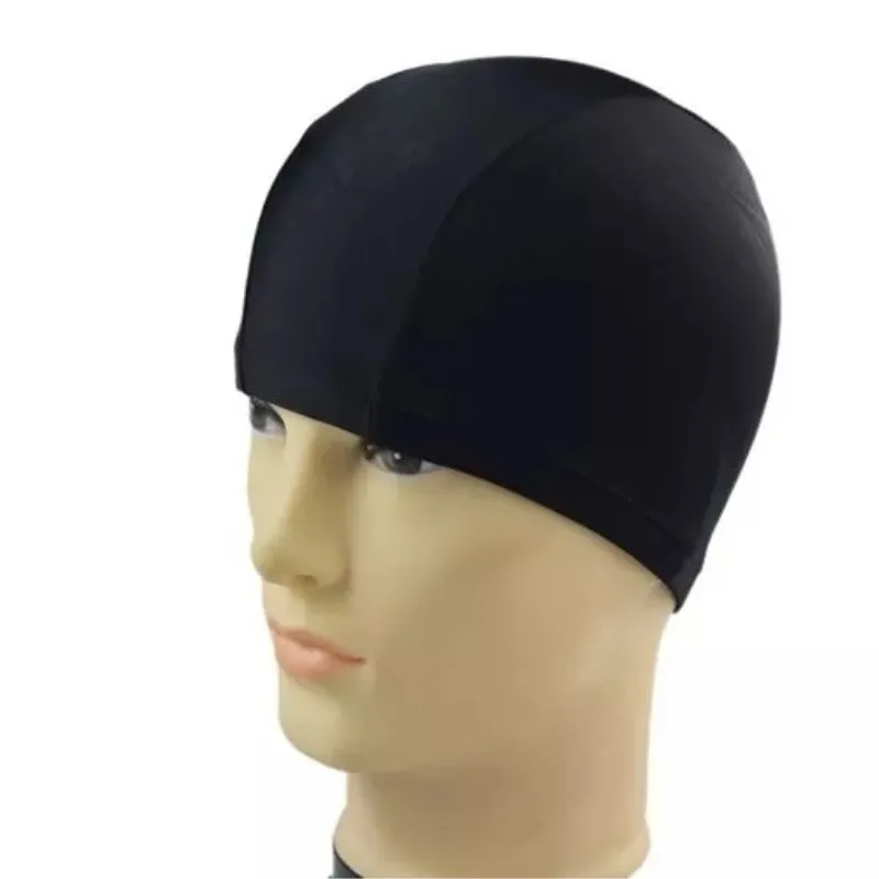 Solid Men Swimming Caps 2018 Comfortable Swim Hat Adults Bathing No