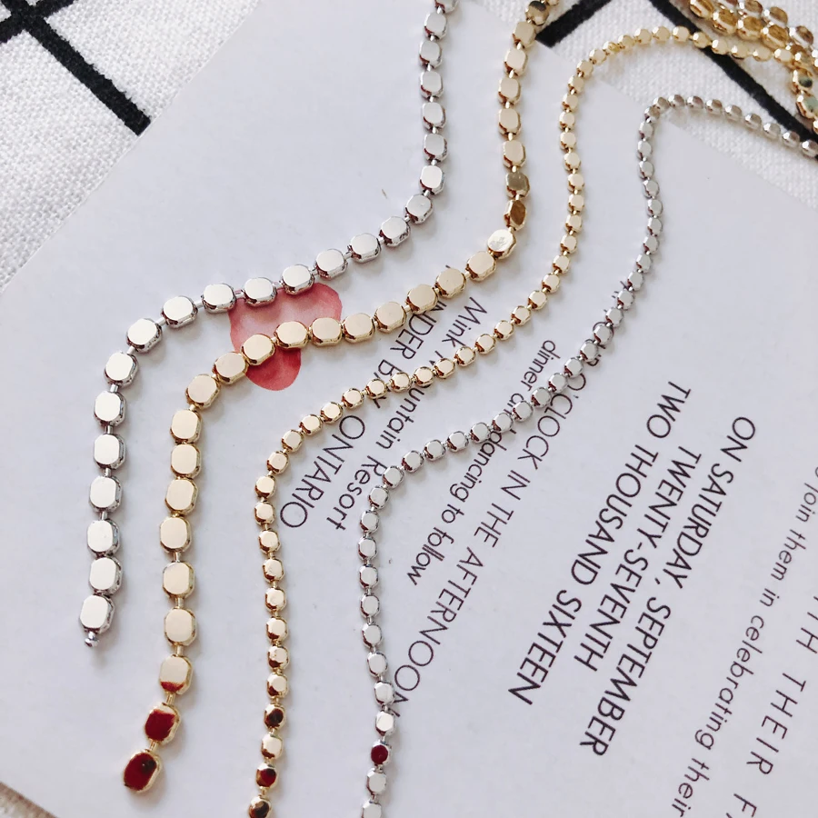 

2 pieces/Lot alloy round chainsbeadcapsLobsterClaspforJewelry Accessoriesearings fashion connectors for Other