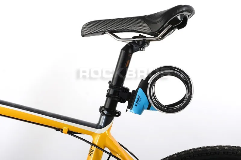 ETOOK et155r швейцарской технологии отражают Line Pro Bike Велосипедный спорт Anti-Theft Интимные аксессуары Сталь Катушка кабеля Светоотражающие Блокировка 2 ключ 1500 мм